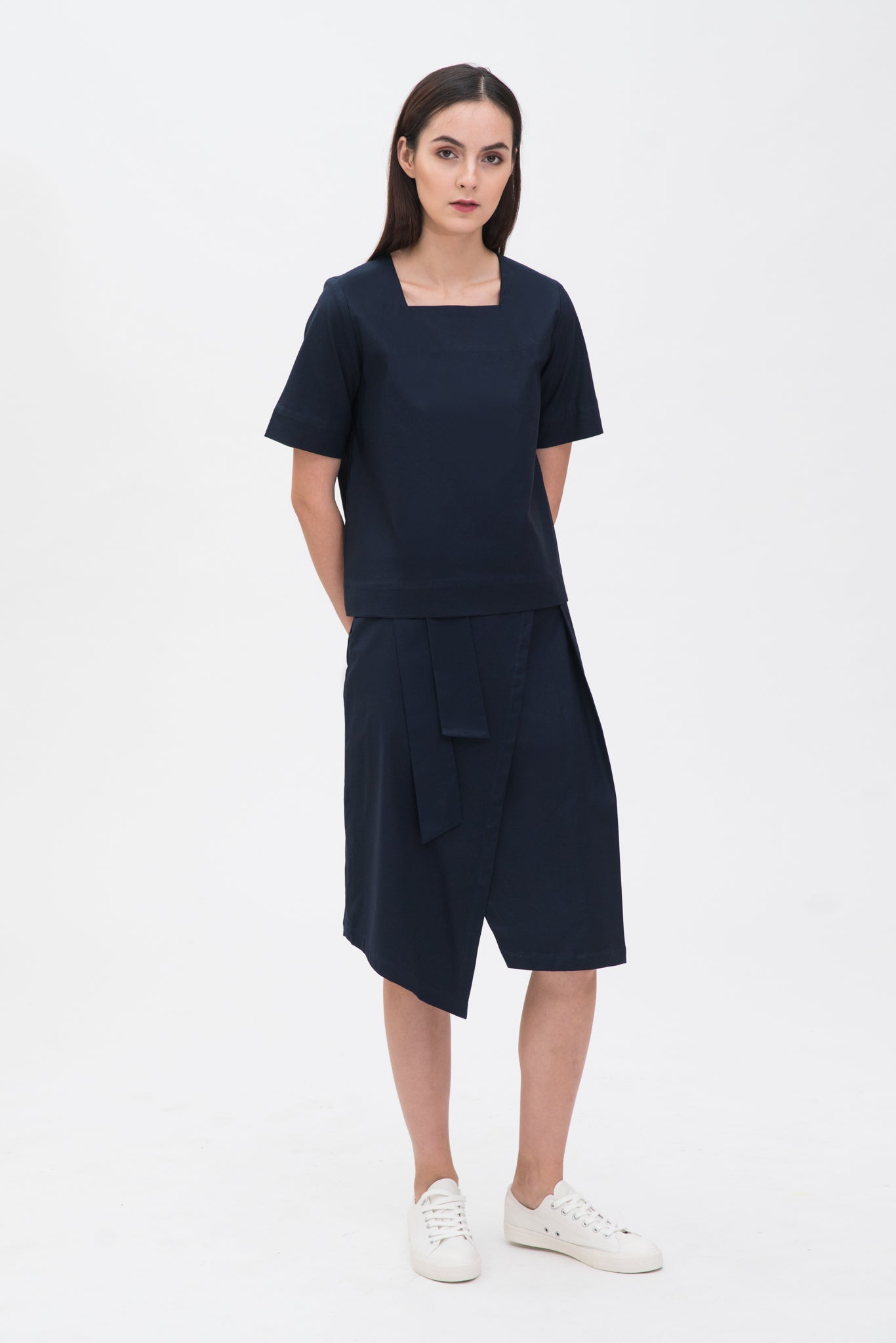 A-line Mid Length Skirt