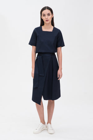 A-line Mid Length Skirt